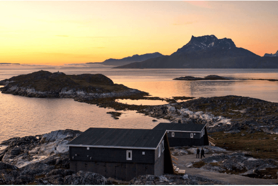 Inuk Hostel view Nuuk Greenland